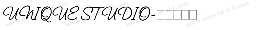 UNIQUE STUDIO字体转换